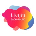 Liquid background. A graphic resource for website design, social networks, banners, social media posts and articles.